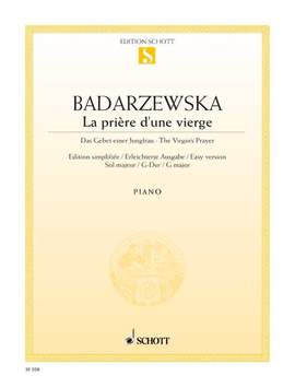 Badarzewska, T: The Virgin's Prayer G major G major