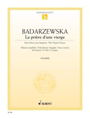 Badarzewska, T: La prière d'une vierge G-Dur G major