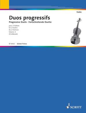 Crickboom, M: Duos progessifs Vol. 3