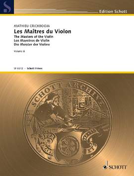 Crickboom, M: Les Maîtres du Violon Vol. 6