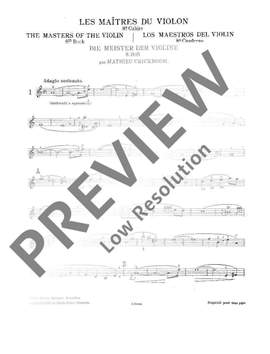 Crickboom, M: Les Maîtres du Violon Vol. 8