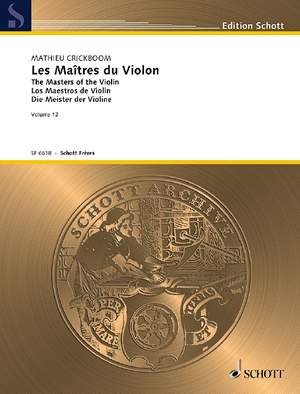 Crickboom, M: The Masters of the Violin Vol. 12
