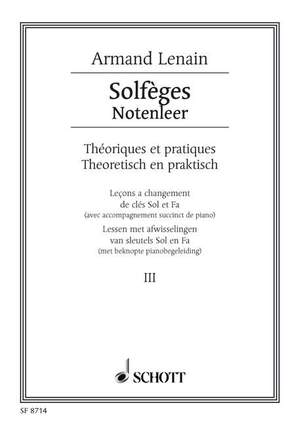 Lenain, J: Solfèges No. 3