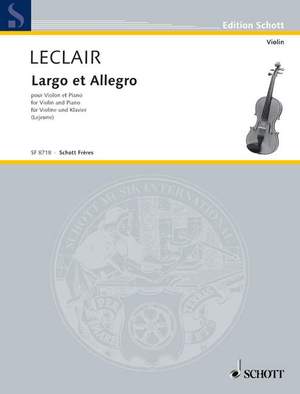Leclair, J: Largo et Allegro No. 4