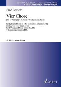 Peeters, F: Vier Chöre