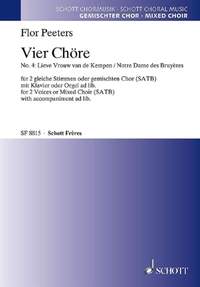 Peeters, F: Vier Chöre