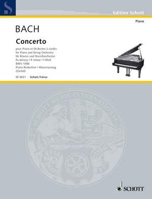 Bach, J S: Concerto F minor BWV 1056