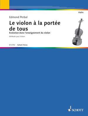Perbal, E: Le violon à la portée de tous