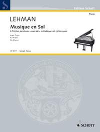 Lehman, E: Musique en Sol