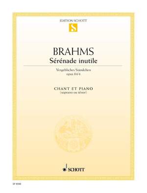 Brahms, J: Sérénade inutile