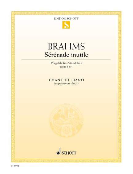 Brahms, J: Sérénade inutile