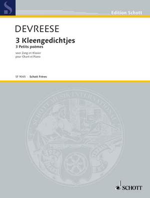 Devreese, F: 3 Kleengedichtjes