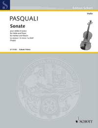 Pasquali, N: Sonata a minor