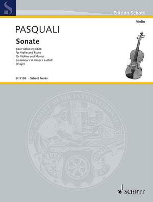 Pasquali, N: Sonata a minor