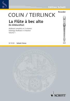 La Flûte à bec alto Vol. 1