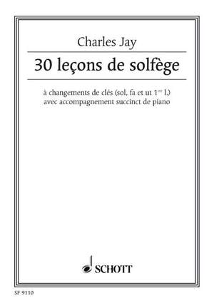 Jay, C: 30 leçons de solfège