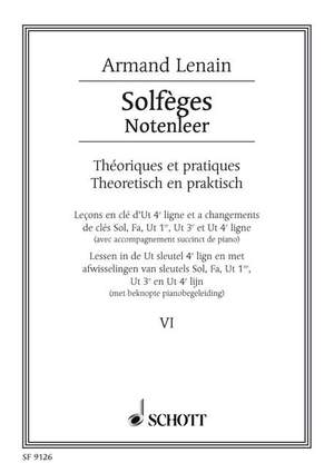 Lenain, A: Solfèges Vol. 6