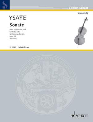 Ysaÿe, E: Sonata C Minor op. 28