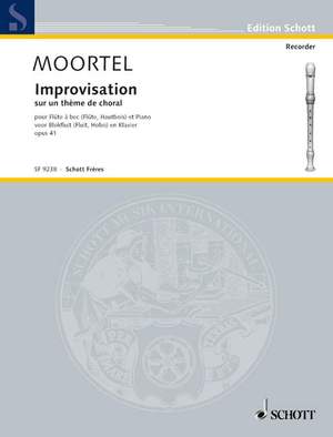 Moortel, A v d: Improvisation sur un thème de choral op. 41