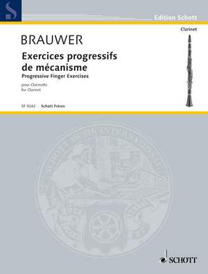 Brauwer, G d: Progressive Finger Exercises