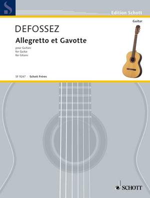 Defossez, R: Allegretto et Gavotte