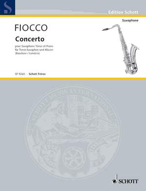 Fiocco, J: Concerto G major