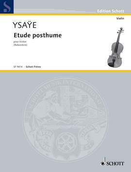 Ysaÿe, E: Etude posthume