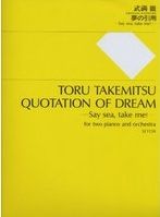 Takemitsu, T: Quotation of Dream