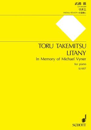 Takemitsu, T: Litany