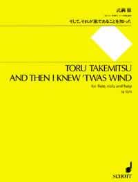 Takemitsu, T: And then I knew 'twas Wind