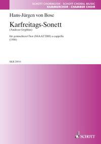 Bose, H v: Karfreitags-Sonett