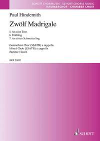 Hindemith, P: 12 Madrigals Heft 2