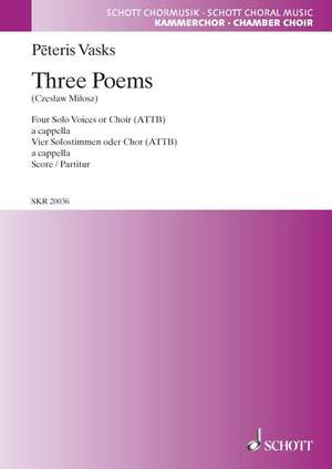 Vasks, P: Three Poems