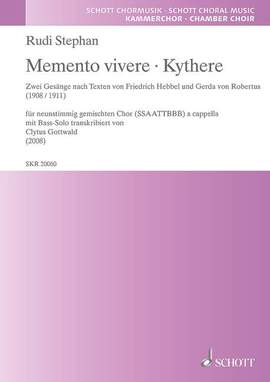 Stephan, R: Memento vivere · Kythere