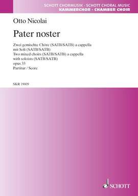 Nicolai, O: Pater noster op. 33