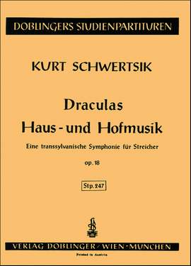 Kurt Schwertsik: Draculas Haus- und Hofmusik