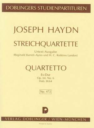Franz Joseph Haydn: Streichquartett Es-Dur op. 64 / 6