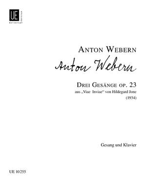 Webern Anton: 3 Songs op. 23