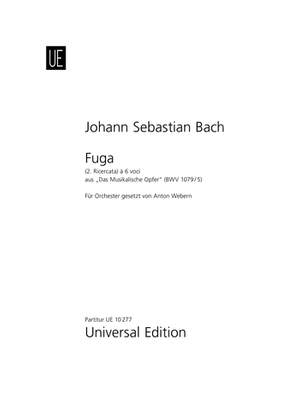 Bach, J S: Fugue (Ricercata) No.2 from The Musical Offering BWV 1079/5
