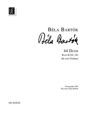 Bartók, Béla: 44 Duets Band 2