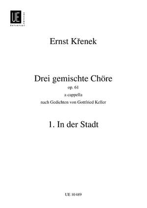 Krenek Ernst: Nr. 1: In der Stadt op. 61/1