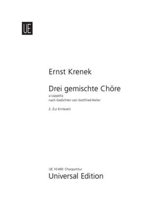 Krenek Ernst: Nr. 2: Zur Erntezeit op. 61/2