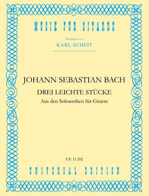 Bach, J S: 3 Easy Pieces from the solo works
