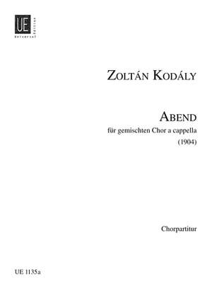 Kodály Zoltán: Evening