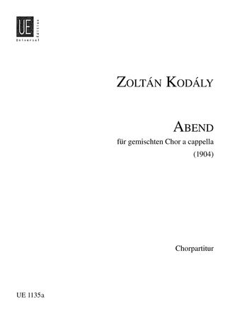 Kodály Zoltán: Evening