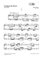 Webern Anton: Variations op. 27 Product Image