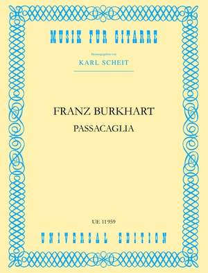 Burkhart Franz: Passacaglia