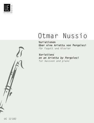 Nussio Otmar: Nussio Variations Bsn Pft