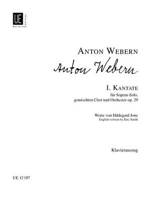 Webern Anton: 1st Cantata op. 29