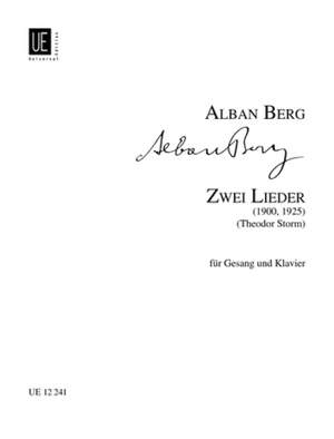 Berg, A: Zwei Lieder Vce Pft